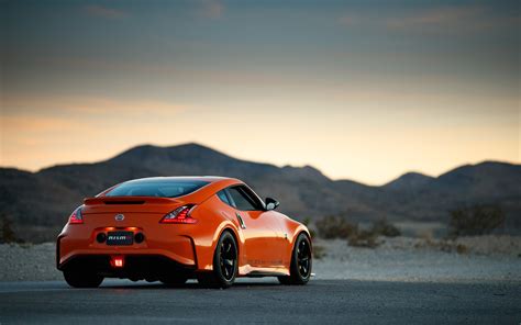 Hintergrundbilder Nissan 370z Nismo Orange Autos Japanische Autos