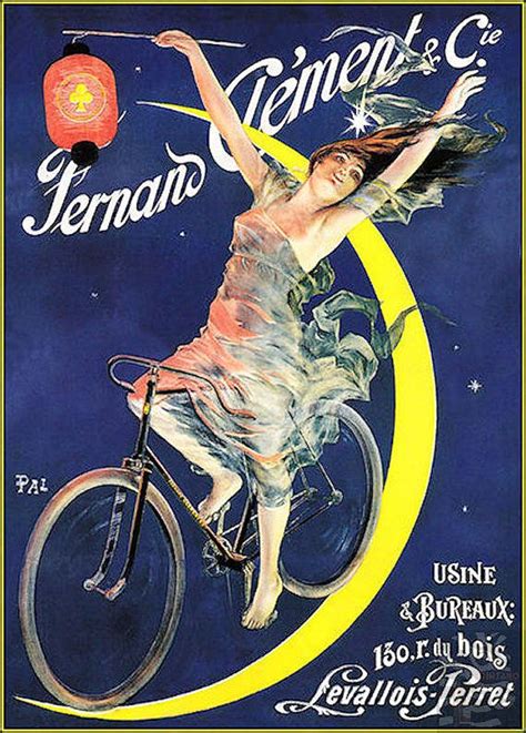 Cycles Fernand Clement 1895 France Vintage Poster Vintage Art Print