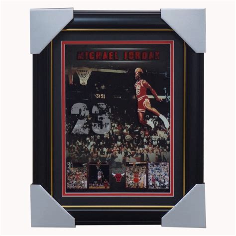 Michael Jordan The Greatest Chicago Bulls Photo Collage Framed 4320
