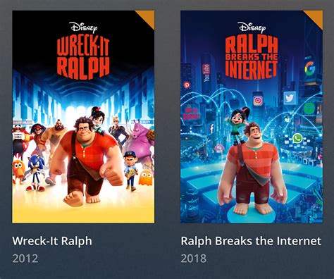 Collection Wreck It Ralph And Ralph Breaks The Internet Rplexposters