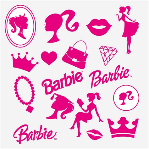 Barbie Svg Barbie Png Dxf Eps Barbie Cut Files Vector Barbie Clipart