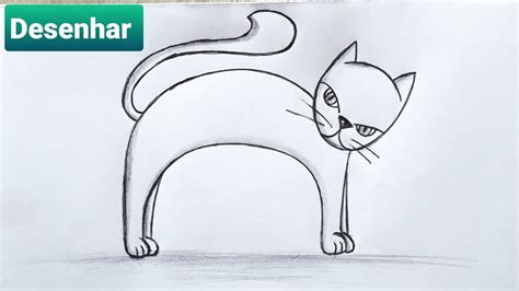 Desenho Para Colorir Como Desenhar Um Gato Youtube