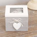 Personalised Wooden Heart Photo Trinket Box By Dibor