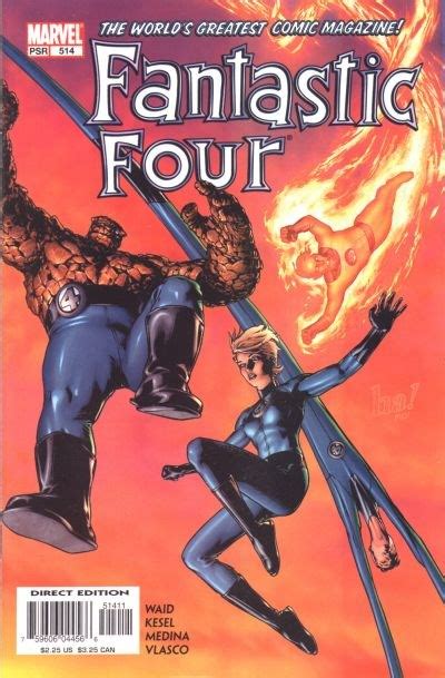 Fantastic Four 514 Direct Edition Fantastic Four 1998 Series