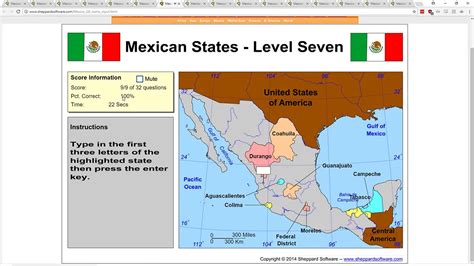 Check spelling or type a new query. Sheppard Software Geography: Mexico 100% 720 seconds - YouTube