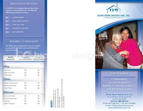 Adult Home Day Care Brochure