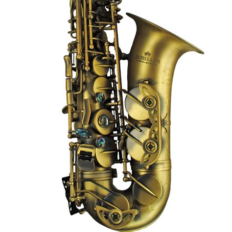 Schiller Elite V Luxus Vintage Alto Saxophone Antique Gold Jim