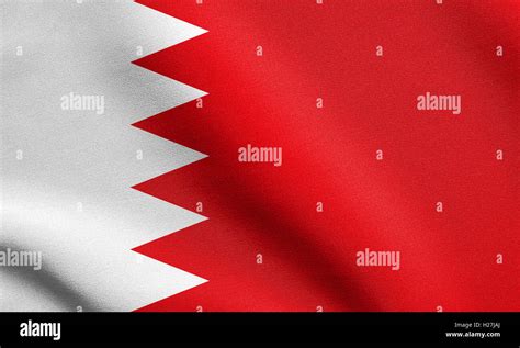 bahraini national official flag patriotic symbol banner element background flag of bahrain