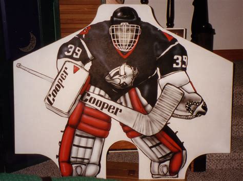 Hockey Goalie Painting At Explore Collection Of