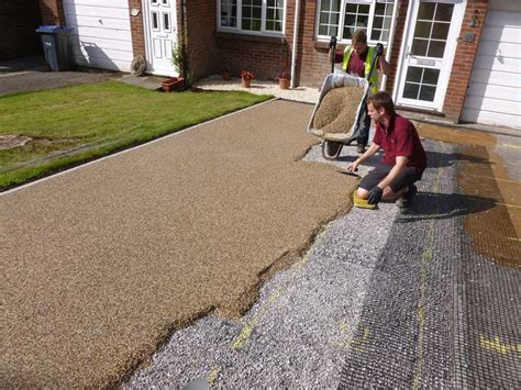This will involve applying a weed killer, followed by removing any weeds or loose material from the ground first using a knife. Driveways | Diy driveway, Driveway paving, Driveway materials