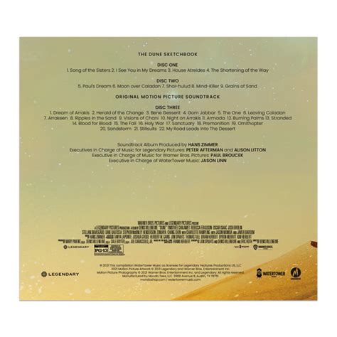 Dune Original Motion Picture Soundtrack Deluxe Edition 3xcd Mondo