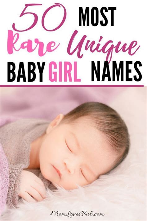50 Most Rare Unique Baby Girl Names Momlovesbub Baby Girl Names
