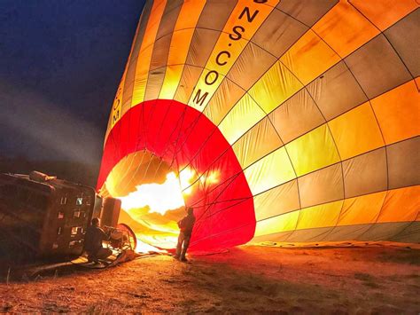 Efforts to tame the flames continue. "Up, Up, and Away!" Flying in a hot air balloon over ...