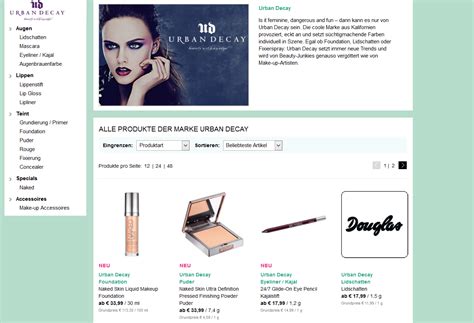 Urban Decay ab sofort bei Douglas online erhältlich ...