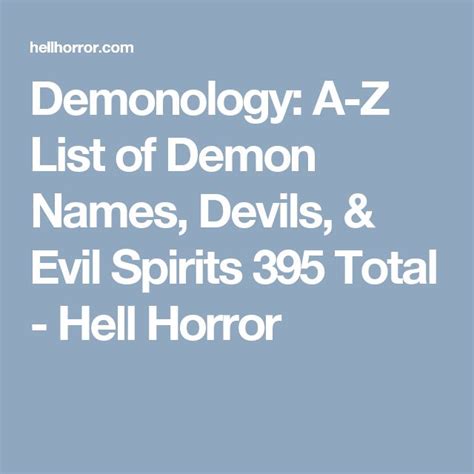Top 25 Demon Namesevil Names With Meanings 2021 Demon Demon Names
