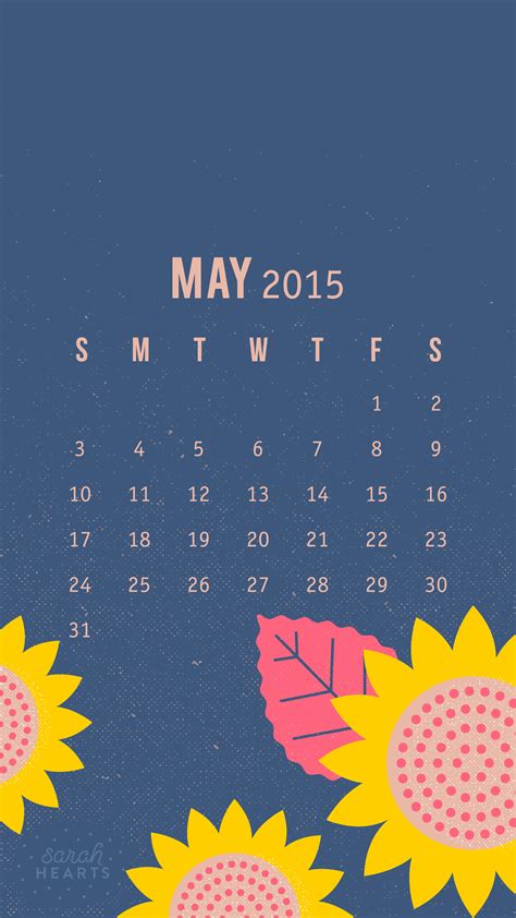 May 2015 Calendar Wallpaper Sarah Hearts