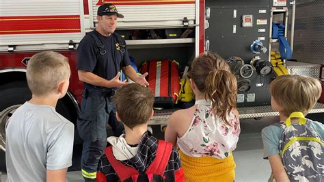 Hillcrest Students Visit North Bend Fire Department Kcby