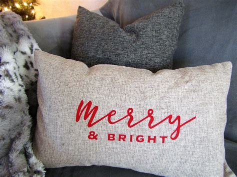 Diy Christmas Pillow Using Cricut Explore Air 2 Simple Mom Review