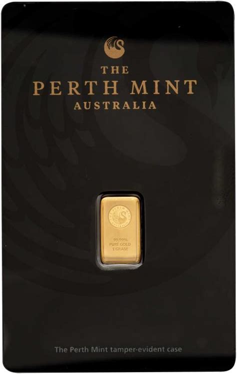 Buy 1g Perth Mint Kangaroo Gold Bullion Bar Chards