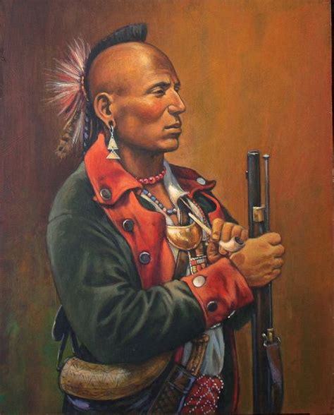 The Mohawk Robert Albrecht Kk Native American Warrior North American