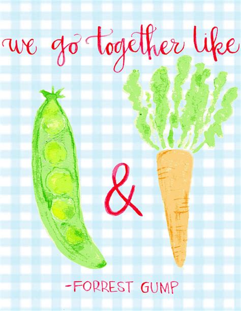 I love fresh vegetables and we always include them in our meals. Like Peas And Carrots Quotes. QuotesGram