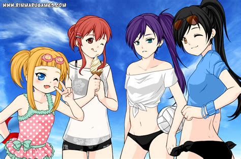 Anime Summer Girls Dress Up Game By Ange520wing On Deviantart