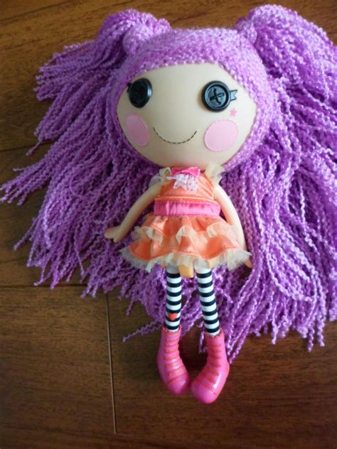 Lalaloopsy Loopy Purple Hair 13 Doll Peanut Big Top Sewn April1 Orange
