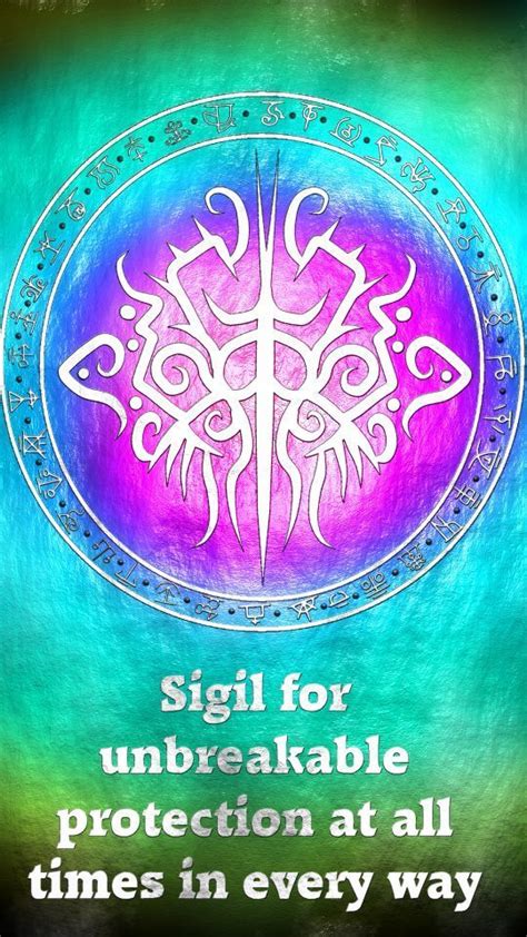 For Unbreakable Protection Sigil Sigil Magic Magic Symbols
