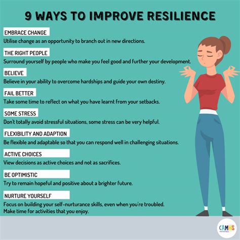 9 Ways To Improve Resilience Camhs Professionals