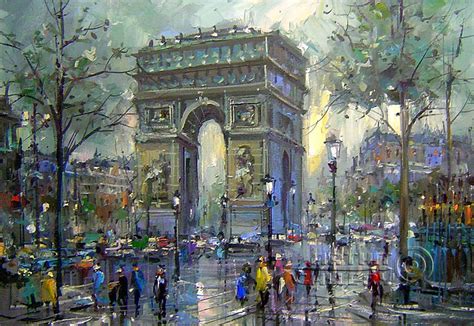 Oil Paintings For Sale Impressionism Paris Dubovsky Alexander