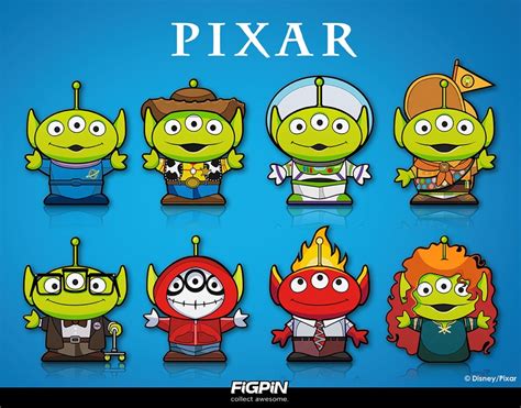 Pixars Alien Remix Pins Arrive To The Figpin World Disney Pins Blog