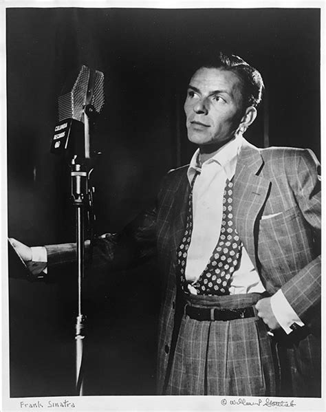 Frank Sinatra Standing By Mic 1947 A Gallery For Fine Photography