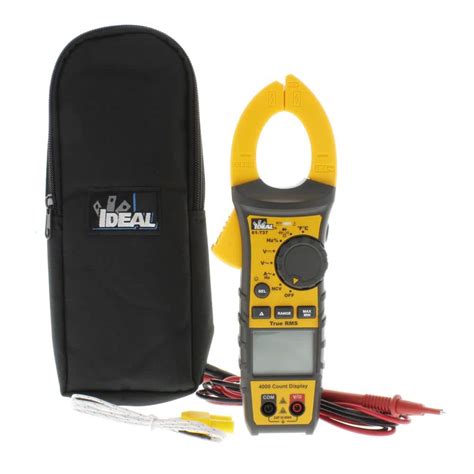 Ideal 400 Amp Ac Trms Clamp Meter With Ncv And Temp 61 737 The Home