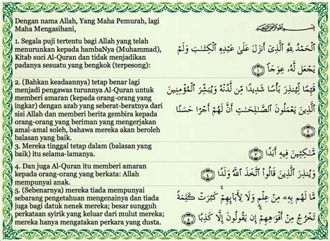 Surah Al Kahfi Ayat 1 Hingga 10