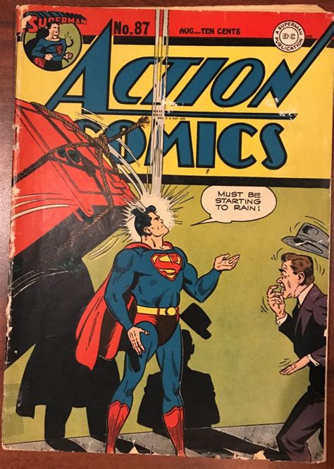 GAC Featured Golden Age Cover Action Comics 87 August 1945 The
