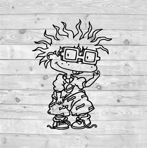 Rugrats Chuckie Svg Instant Download Svg Png Dxf Cricut Etsy