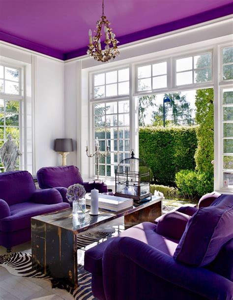 42 Awesome Living Room Green And Purple Interior Color Ideas
