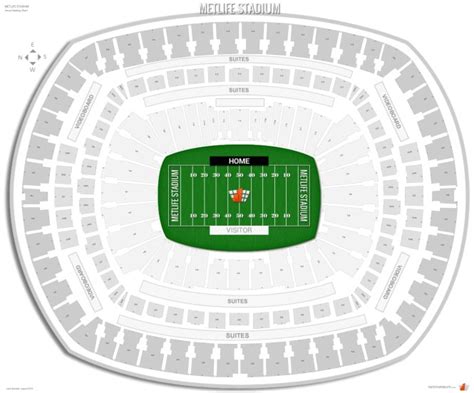 Ny Giants Stadium Seating Chart Cabinets Matttroy