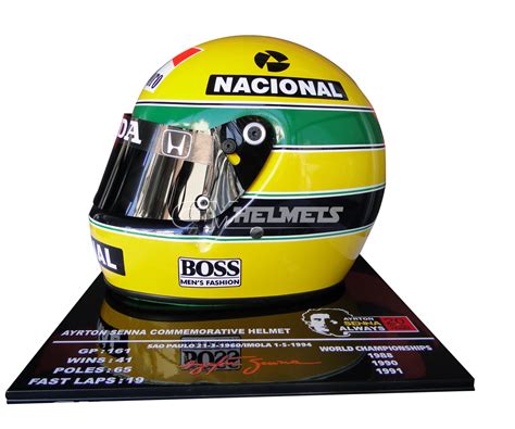 Ayrton Senna 1991 20 Years Commemorative F1 Replica Helmet Limited