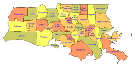 Map Of South Louisiana Map Of Zip Codes