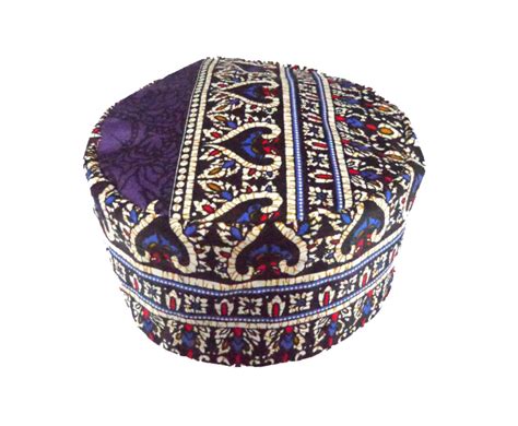 Vipada Handmade African Dashiki Hat Kente Pattern Kufi Kofi Hat Cap Style2
