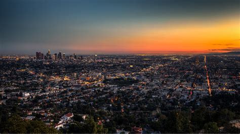 Aerial View Of Los Angeles California 4k Ultra Papel De Parede Hd