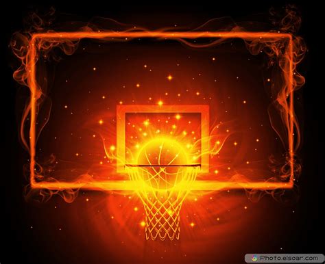 Basketball On Fire Images Basketball Fire Hoop Basketball App