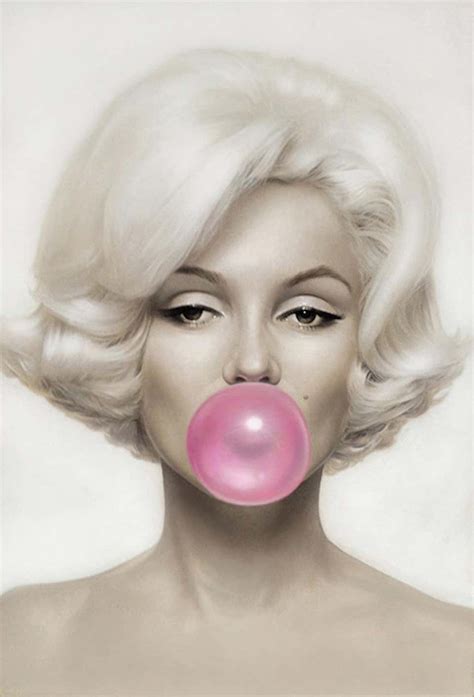 Michael Moebius Marilyn Monroe Pink Bubble Gum For Sale At 1stdibs