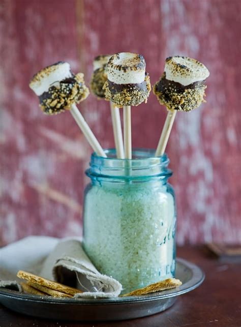 Smores Marshmallow Pops On A Stick Smores Recipe
