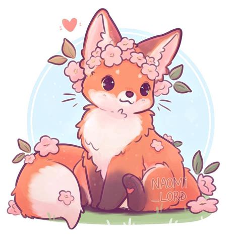 Naomi Lord Art On Instagram 🌸 Drew A Lil Baby Fox 🌸 Wanted To Work