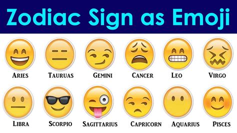 Here Is Which Emoticon Are You According To Your Zodiac Sign Do You