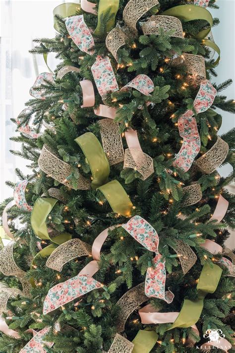 How To Decorate A Christmas Tree With Ribbon Kelley Nan Christmas