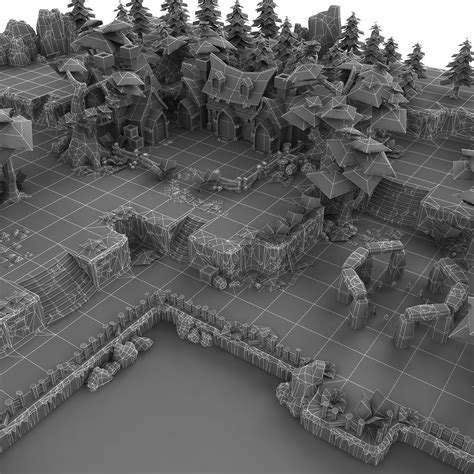 Bitgem Game Level Design Environment Concept Art Fantasy Landscape