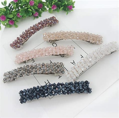 Buy 1 Get 1 Free Crystal Hair Clips Sparkling Hair Clip Etsy